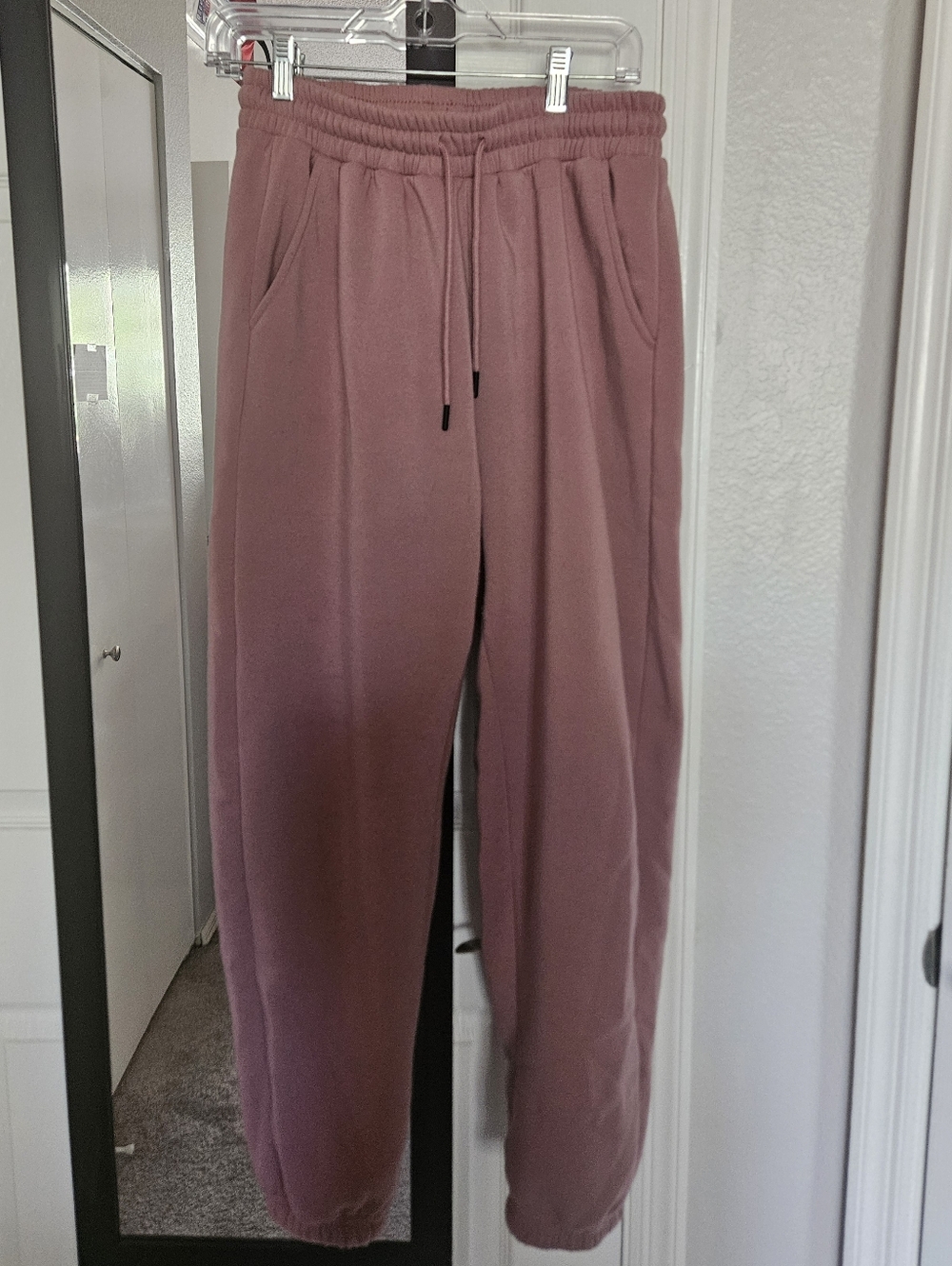 Cozy High-Waist Jogger  SweatPants in Like A Lilac Purple